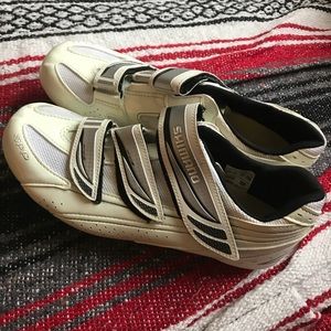 Shimano cycling shoes, women’s, white sz 42 🚲